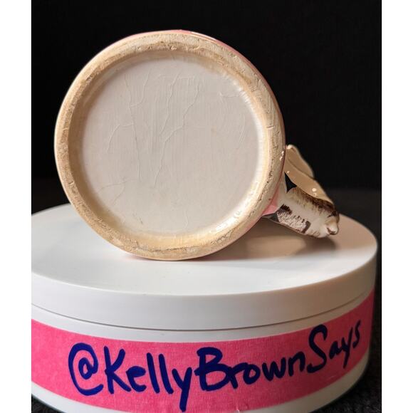 Vintage “All Gone" Child’s Cup Mug Ceramic Carousel Merry Go Round Circus Animal - Picture 6 of 6